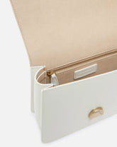 Mini-Handtasche Love Bag Top Handle aus Leder - Weiß | Pinko