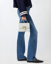 Mini handbag Love Bag Top Handle in leather - | Pinko