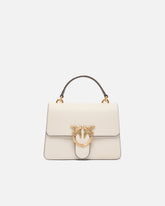 Mini Love Bag Top Handle Light handbag in full-grain leather - | Pinko