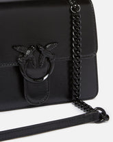 Mini Love Bag One Top Handle Light small handbag in shiny leather - | Pinko