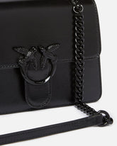 Mini Love Bag One Top Handle Light small handbag in shiny leather - | Pinko