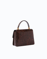 Mini Love Bag One Top Handle Light handbag in python-print leather with - | Pinko