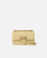 Kleine Umhängetasche Love Bag One Chevron - Beige | Pinko