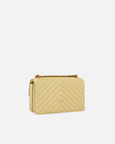 Kleine Umhängetasche Love Bag One Chevron - Beige | Pinko