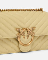 Small shoulder bag Love Bag One Chevron - Beige | Pinko