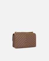 Small shoulder bag Love Bag One Chevron - Beige | Pinko