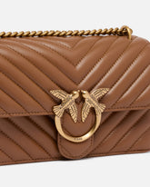 Small shoulder bag Love Bag One Chevron - Brown | Pinko