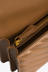 Small shoulder bag Love Bag One Chevron - Brown | Pinko