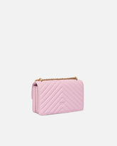Kleine Umhängetasche Love Bag One Chevron - Hellrosa | Pinko