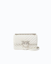Small shoulder bag Love Bag One Chevron - White | Pinko