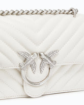 Small shoulder bag Love Bag One Chevron - White | Pinko