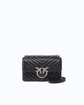 Kleine Umhängetasche Love Bag One Chevron - Schwarz | Pinko