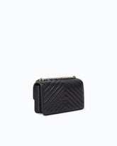 Kleine Umhängetasche Love Bag One Chevron - Schwarz | Pinko