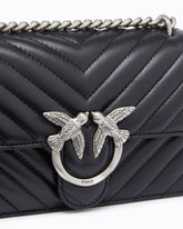 Kleine Umhängetasche Love Bag One Chevron - Schwarz | Pinko
