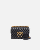 Kleine Umhängetasche Love Bag One Chevron - Schwarz | Pinko