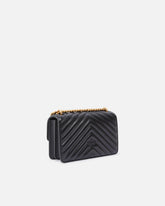 Kleine Umhängetasche Love Bag One Chevron - Schwarz | Pinko