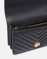 Kleine Umhängetasche Love Bag One Chevron - Schwarz | Pinko