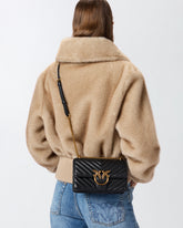 Small shoulder bag Love Bag One Chevron - Black | Pinko