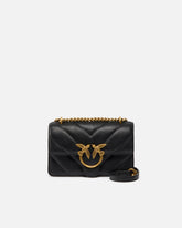 Love Bag mini crossbody bag in distressed-effect leather - | Pinko