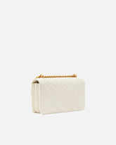 Love Bag mini crossbody bag with imprimé logo - White | Pinko
