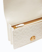 Love Bag mini crossbody bag with imprimé logo - White | Pinko
