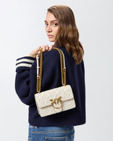 Love Bag mini crossbody bag with imprimé logo - | Pinko