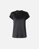 Bluse aus Satin mit kurzen Ärmeln - | Pinko