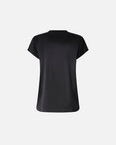 Bluse aus Satin mit kurzen Ärmeln - | Pinko