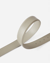 Love Birds high leather belt 4cm - Beige | Pinko
