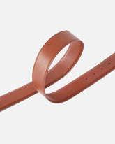 Love Birds high leather belt 4cm - Light Brown | Pinko