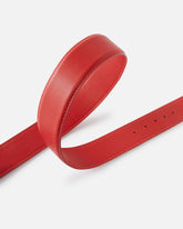 Love Birds high leather belt 4cm - Red | Pinko