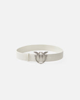 Breiter Ledergürtel Love Birds 4cm - | Pinko