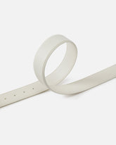 Love Birds high leather belt 4cm - White | Pinko