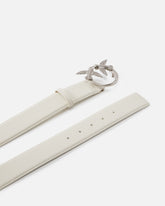 Breiter Ledergürtel Love Birds 4cm - | Pinko