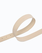 Love Birds leather belt 3cm - Beige | Pinko