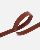 Love Birds leather belt 3cm - Light Brown | Pinko