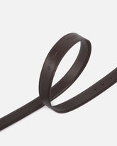 Love Birds leather belt 3cm - Brown | Pinko