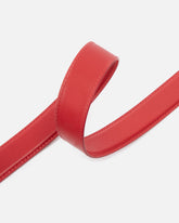 Love Birds leather belt 3cm - Red | Pinko