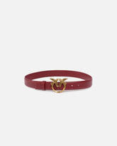Gürtel Love Birds aus Leder 3cm - Rot | Pinko