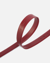 Love Birds leather belt 3cm - Red | Pinko