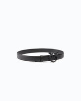 Belt with colored buckle 3cm - Black | Pinko