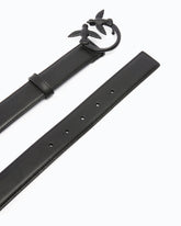 Belt with colored buckle 3cm - Black | Pinko