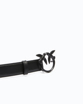 Belt with colored buckle 3cm - Black | Pinko