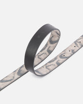 Gürtel mit Pythonprint und Schnalle Love Birds 3 cm - | Pinko