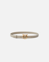Schmaler Gürtel Love Birds aus Leder 2cm - | Pinko