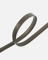 Love Birds thin leather belt 2cm - Grey | Pinko