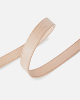 Schmaler Gürtel Love Birds aus Leder 2cm - Rosa | Pinko