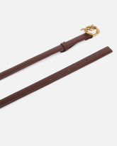 Love Birds thin leather belt 2cm - | Pinko