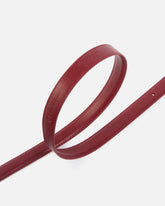 Love Birds thin leather belt 2cm - Red | Pinko