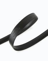 Love Birds thin leather belt 2cm - Black | Pinko